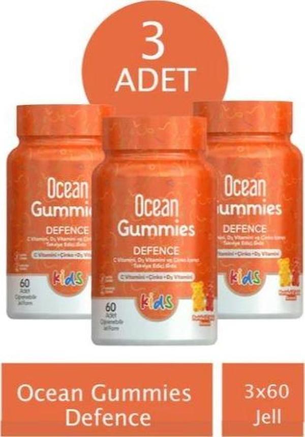 Ocean Gummies Defence 3 x 60 Çiğnenebilir Form - Image 1