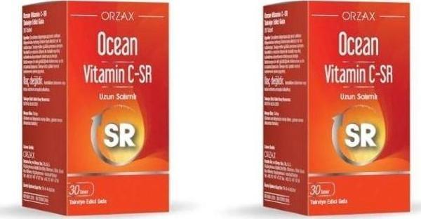 Ocean Vitamin C Sr 500 Mg 30 Tablet 2\\\'li Paket - Image 1