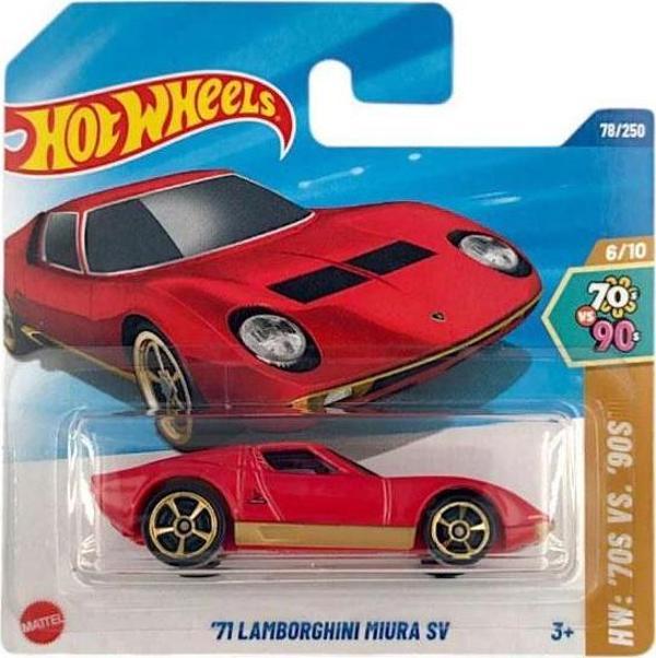 Hot Wheels '71 Lamborghini Miura - Kırmızı (1/64) - Image 1