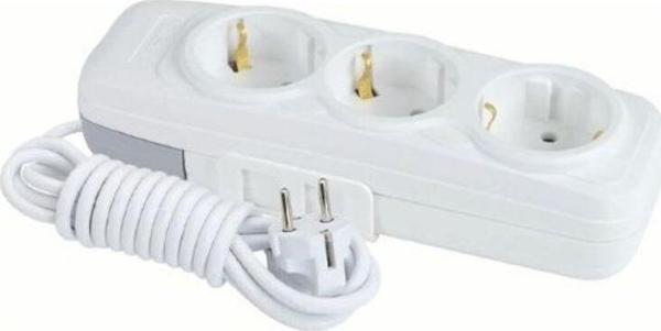 3'lü Grup Priz Lara 5 Metre Çocuk Korumalı Uzatma Kablosu (F268C) - Image 1
