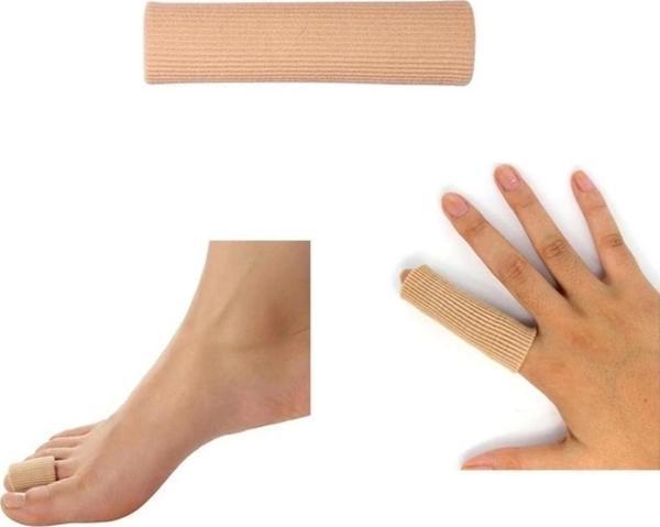 El Ayak Parmak Koruyucu Teo Kumaş Kaplı Jel Silikon Tüp - Image 1