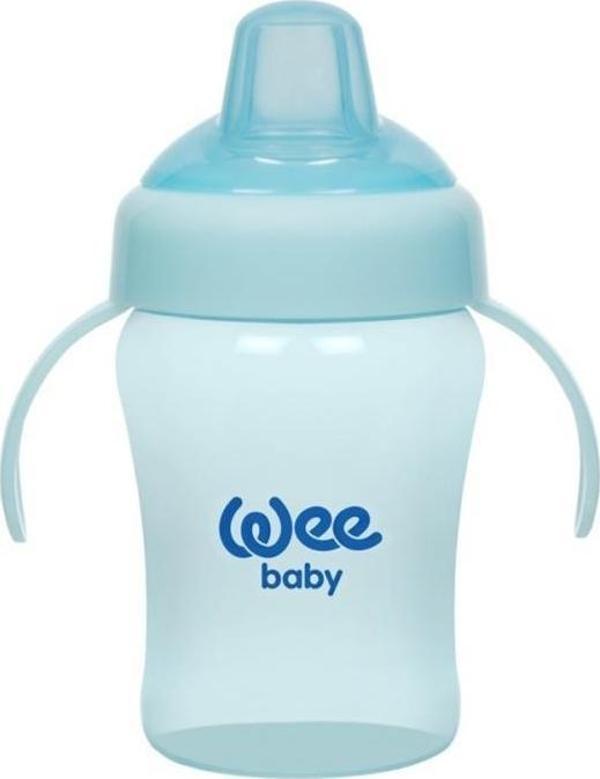 Wee Baby Colurful Akıtmaz Kulplu Antikolik Bardak 240 ml 775 Mavi - Image 1