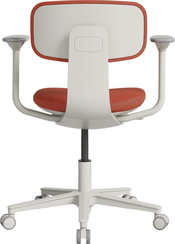 Tesla Comfort Çalışma Koltuğu - Koyu Turuncu Kumaş 61x74-86x60 cm - Image 1