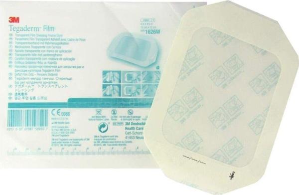 3M Tegaderm 1626W Şeffaf Pu Yara Örtusu Su Geçirmez 10Cmx12Cm 3 Adet - Image 1