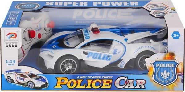 6688-91A  Kumandalı Işıklı Polis Araba -Karsan Oyuncak - Image 1