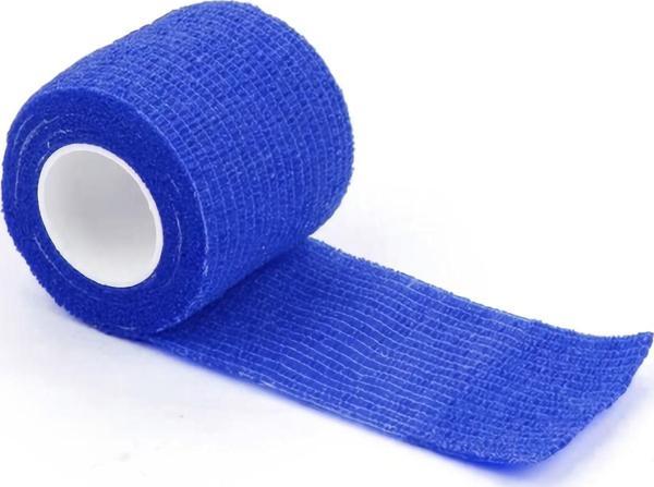 Iron Coban Elastik Bandaj 5 Cmx 4.5Mt ( 3 Adet) Mavi Renk - Image 1