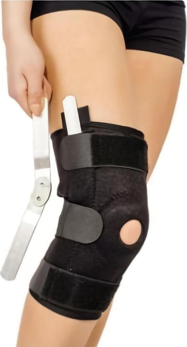 Onefix Menteşeli Dizlik Standart Silikon Patella Destekli (Gerçek Demir Destekli) - Image 1