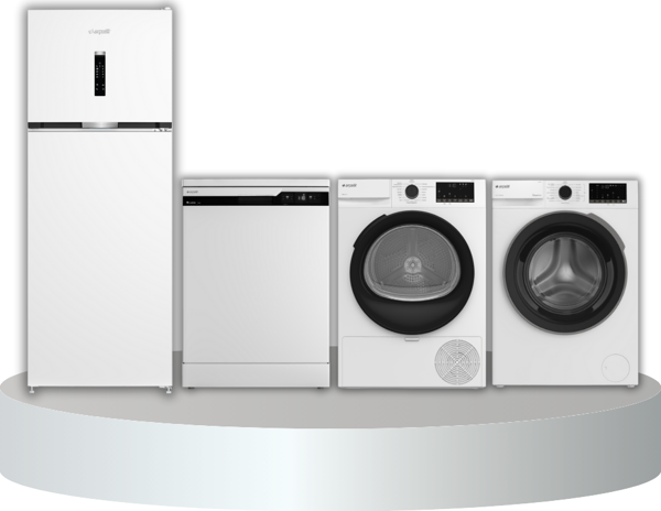 4'lü Beyaz Eşya Konfor Set (9100DMX-901KMX-6444-570477EB) - Image 1