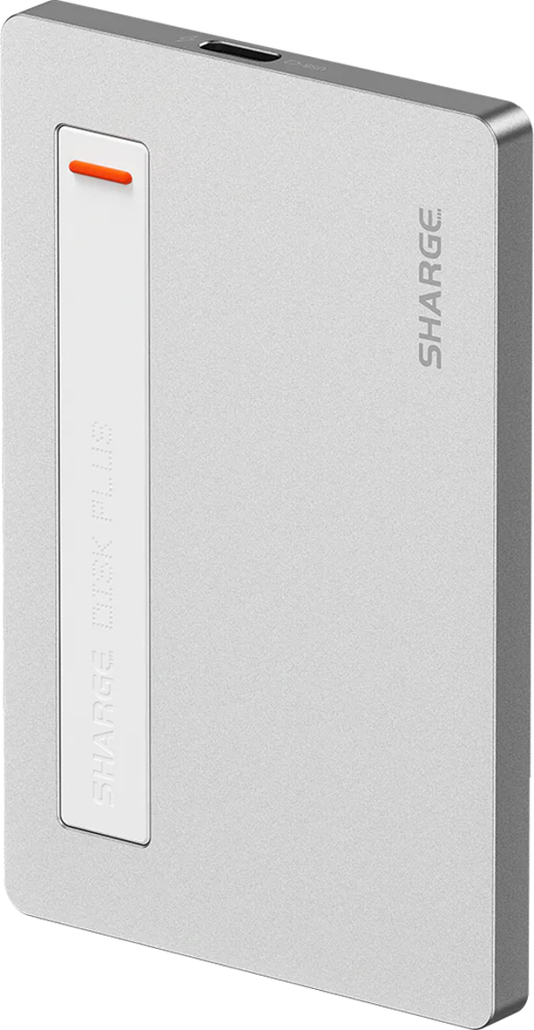 Sharge Disk Plus: Ultra İnce NVMe SSD Kutusu ve Çok Fonksiyonlu Hub - Gümüş - Image 1