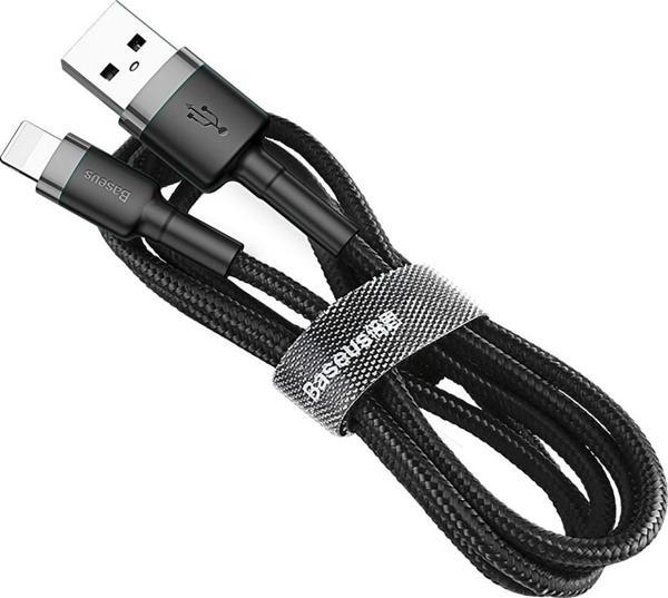 Baseus Cafule 1.5A Lightning 2 Metre Şarj Kablosu Gri CALKLF-CG1 - Image 1