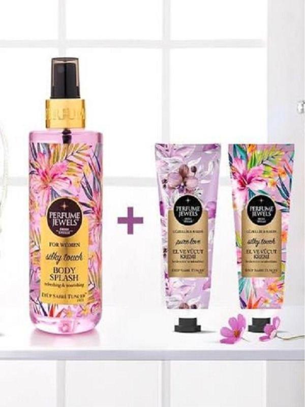 Eyüp Sabri Tuncer Silky Touch Vücut Spreyi 250 Ml, Krem 50 ML ve Pure Love Krem 50 ML - Image 1