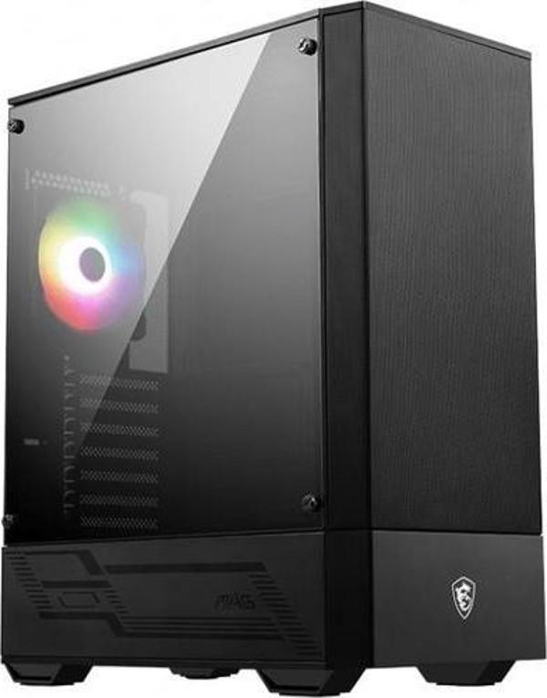MSI Mag Forge 111R Temperli Cam 1 x 120MM Argb Fan Atx Gaming Bilgisayar Kasası - Image 1