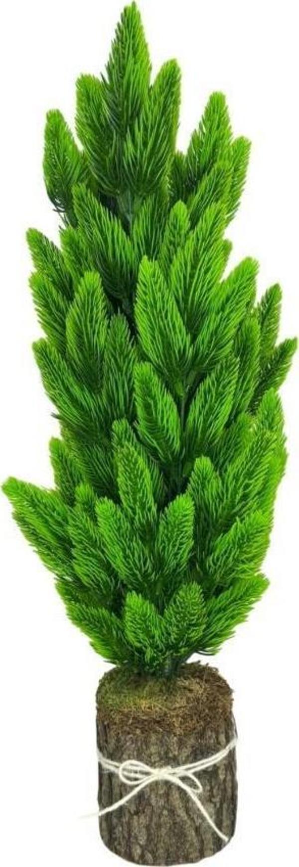 Yapay Çiçek Kütük Saksıda Çam Ağacı 50cm - Image 1