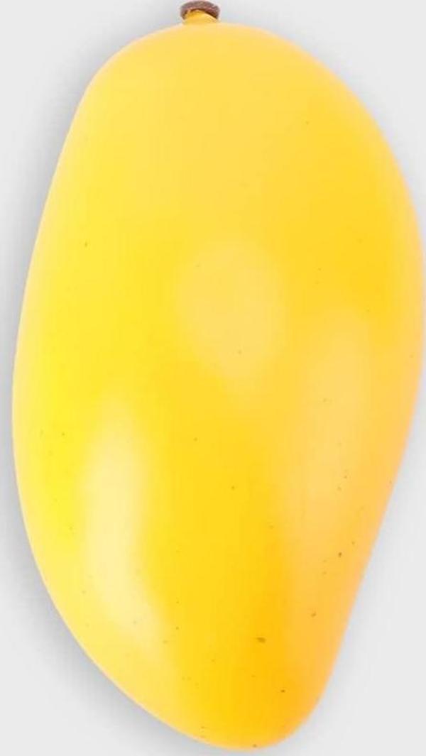 Yapay Meyve Sarı Mango Fruit Tropik Meyve 12*7cm 1adet - Image 1