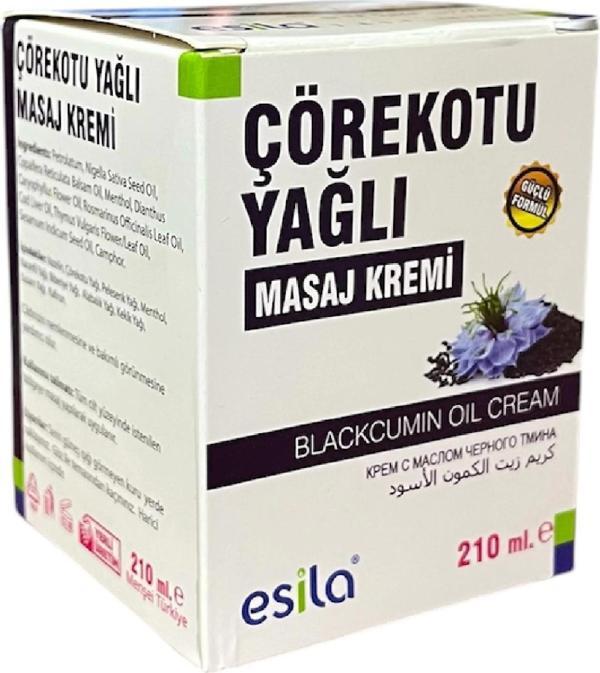 Çörekotu Yağı masaj Kremi 210 ml, Esila - Image 1