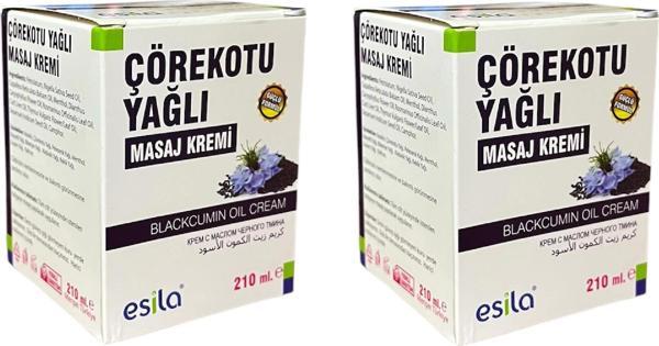 Çörekotu Yağı masaj Kremi 210 ml x2 Adet , Esila - Image 1