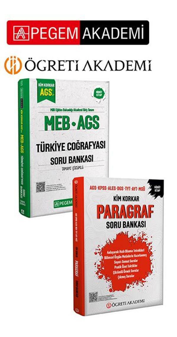 PEGEM AKADEMİ Kim Korkar Paragraf Soru Bankası AGS KPSS ALES DGS TYT AYT MSÜ+ MEB AGS Kim Korkar Tür - Pegem Akademi Yayıncılık - Image 1