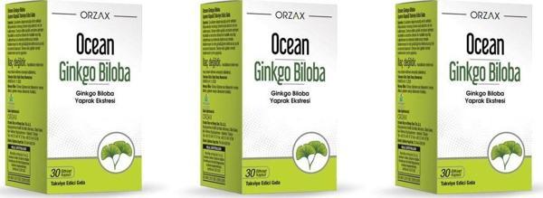 Ocean Ginkgo Biloba 30 Kapsül 3'lü Paket - Image 1