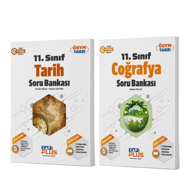 Çap Yayınları 11. Sınıf Anadolu Lisesi Tarih ve Coğrafya Soru Bankası Seti 2 Kitap - Çap Yayınları - Image 1