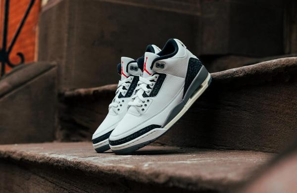 NİKE AİR Jordan 3 Retro 'Cement Grey'-CT8532-106 - Image 1