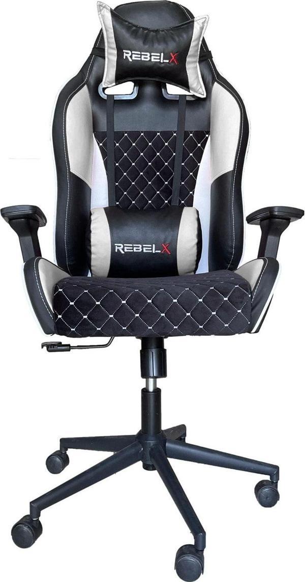 Rebelx Oyuncu Koltuğu Rombus Beyaz Renk - Image 1