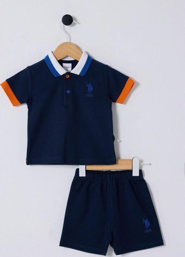U.S. Polo Assn. Erkek Bebek Lacivert Bebek Takım - Image 1