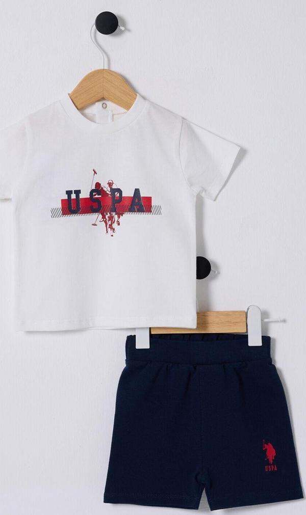U.S. Polo Assn. Erkek Bebek Kırmızı Bebek Takım - Image 1