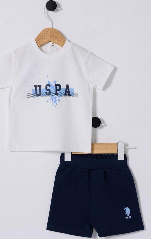 U.S. Polo Assn. Erkek Bebek Mavi Bebek Takım - Image 1