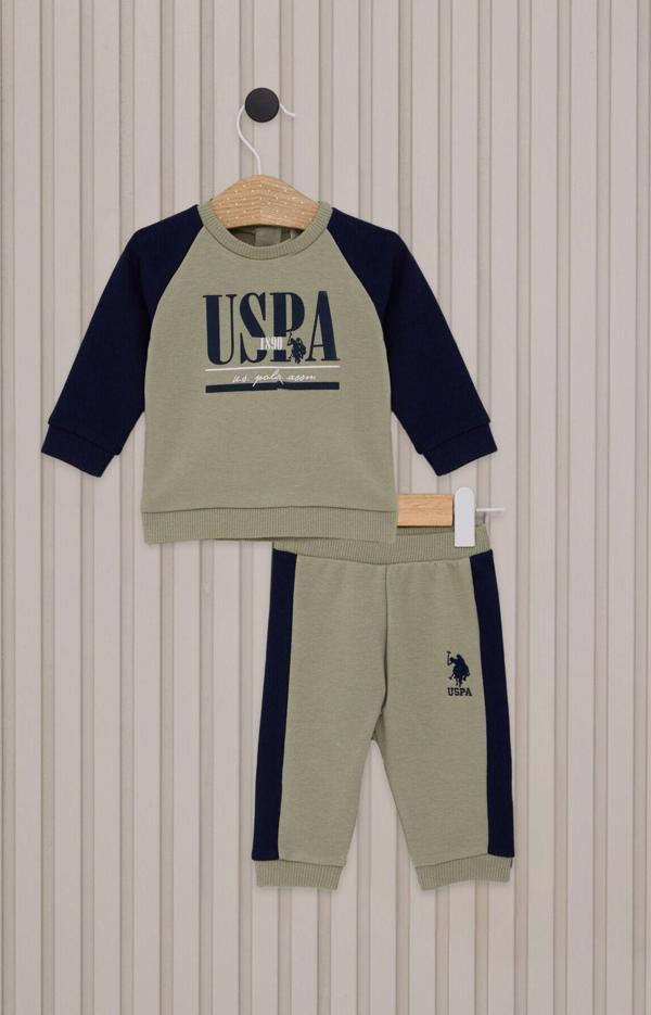 U.s. Polo Assn Erkek Bebek Yeşil Bebek Takım - Image 1