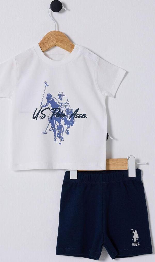 U.S. Polo Assn. Erkek Bebek Beyaz Bebek Takım - Image 1