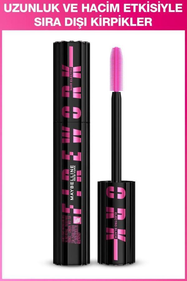 Maybelline New York Lash Sensational Firework Electro Black Maskara - Image 1