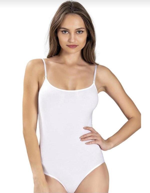 JİBER 534 KADIN AYARLANABİLİR İP ASKILI KANCALI LİKRALI BODY 3 ADET - Image 1