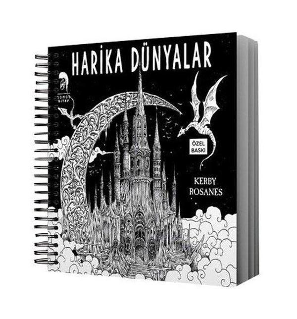 Harika Dünyalar - Özel Baskı - Spiralli - Romos Kitap - Image 1