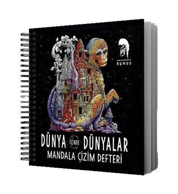 Dünya İçinde Dünyalar - Mandala Çizim Defteri - Romos Kitap - Image 1