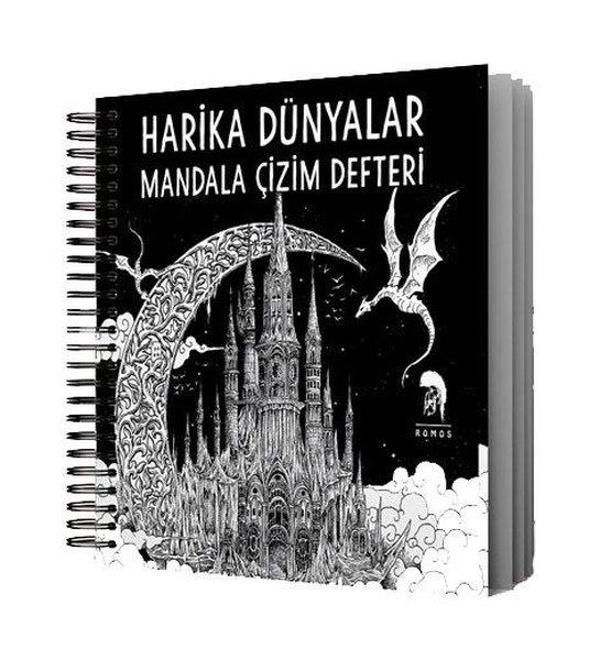 Harika Dünyalar - Mandala Çizim Defteri - Romos Kitap - Image 1