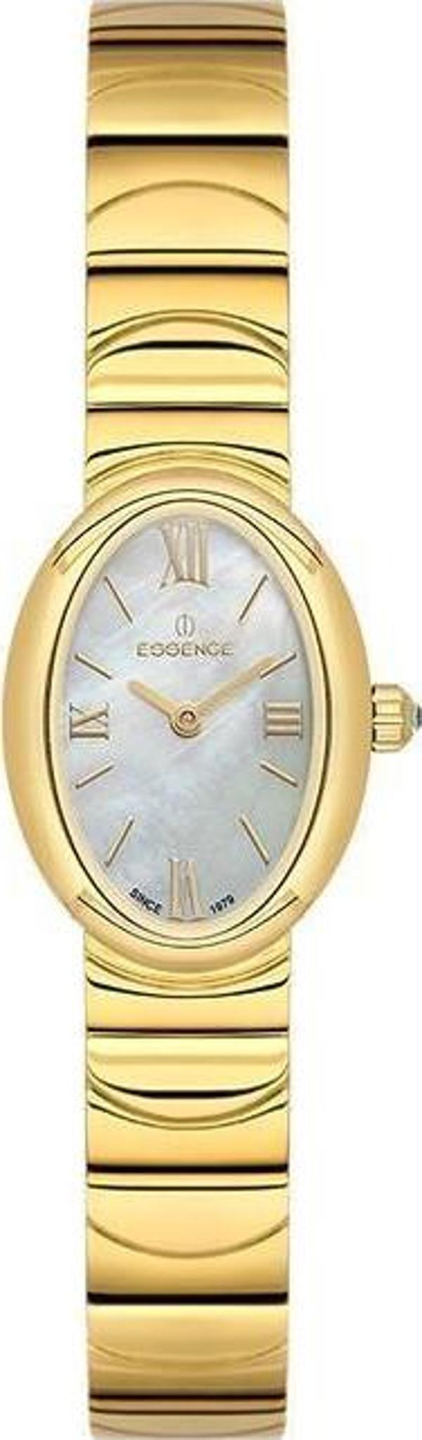 Essence D1235.120 Sedef Kadran Küçük Oval Paslanmaz Çelik Kadın Kol Saati  - Image 1