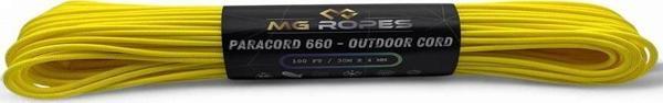 Mg Ropes Polyester Paracord İp 4 mm Sarı Renk 30 Metre - Image 1