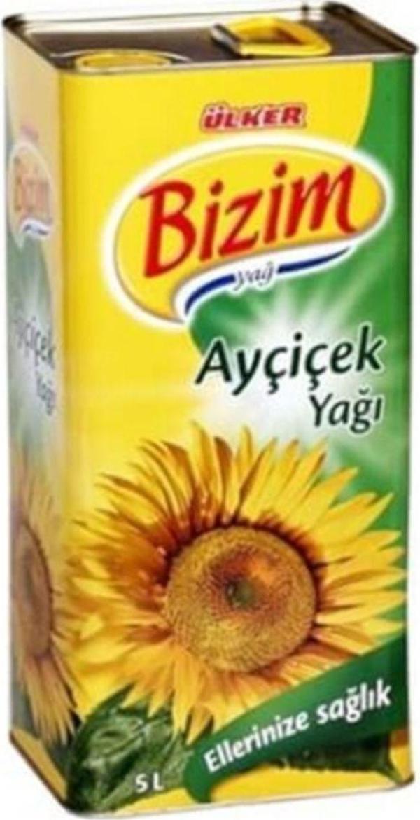 Bizim Mutfak 2'Li Bizim Ayçiçek Yağı Teneke 5 Lt. - Image 1