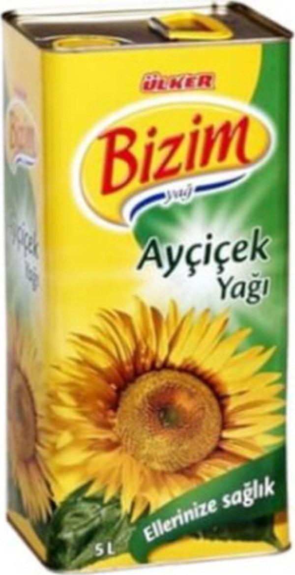 Bizim Mutfak Ayçiçek Yağı Teneke 5 Lt X 1 Adet - Image 1