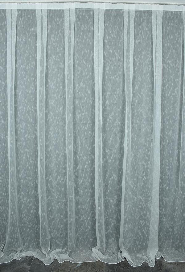BRS MODEL BEYAZ RENK TEK KANAT Hazır dikilmiş Pileli Fon Perde 300*260 cm - Image 1