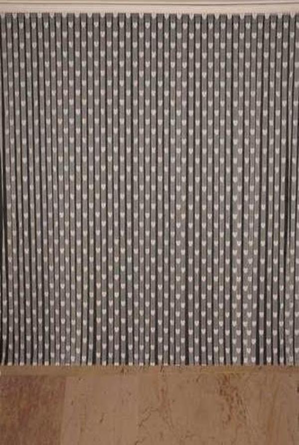 KALPLİ MODEL KREM RENK İP PERDE HAZIR İP PERDE 300*270 - Image 1
