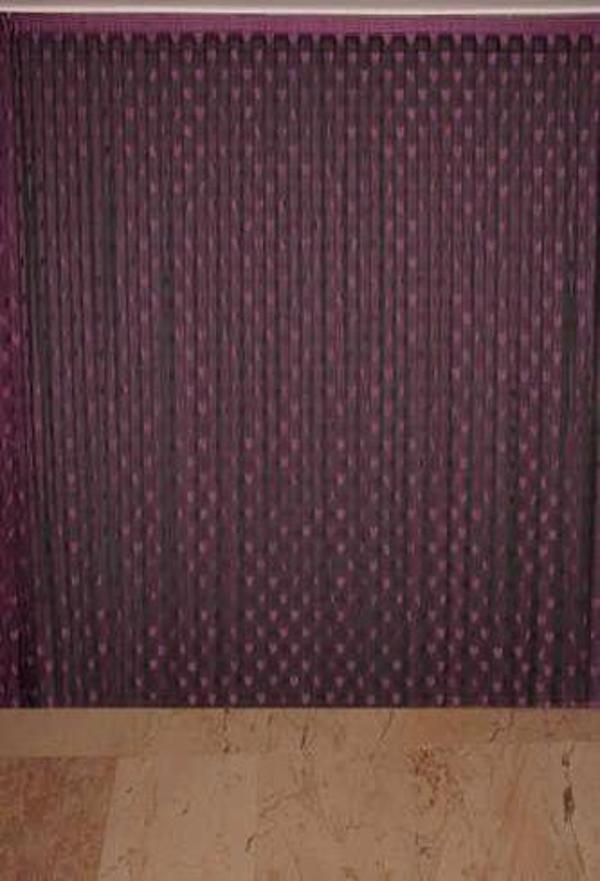 KALPLİ MODEL MOR RENK İP PERDE HAZIR İP PERDE 300*270 - Image 1