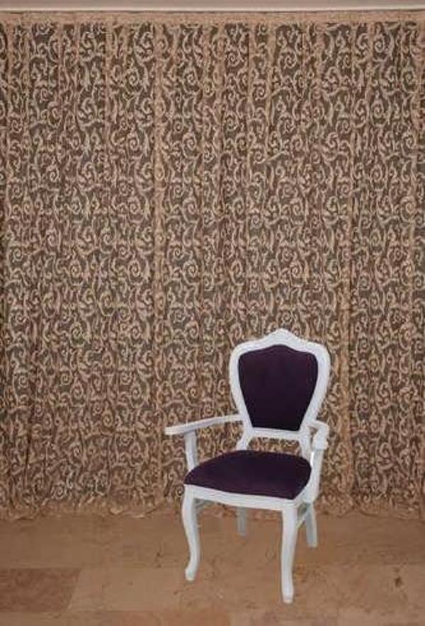 SULTAN 2 MODEL VİZON RENK TEK KANAT Hazır dikilmiş Pileli Fon Perde 300*260 cm - Image 1
