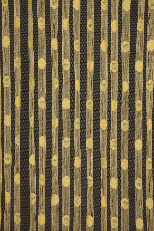 KÜÇÜK PUANLI MODEL CİVCİV SARISI RENK HAZIR İP PERDE 300*270 cm - Image 1