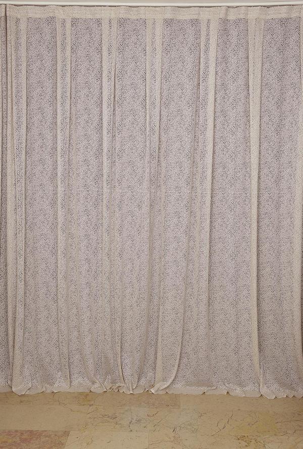 MİKRO MODEL VİZON RENK TEK KANAT Hazır dikilmiş Pileli Fon Perde 300*260 cm - Image 1