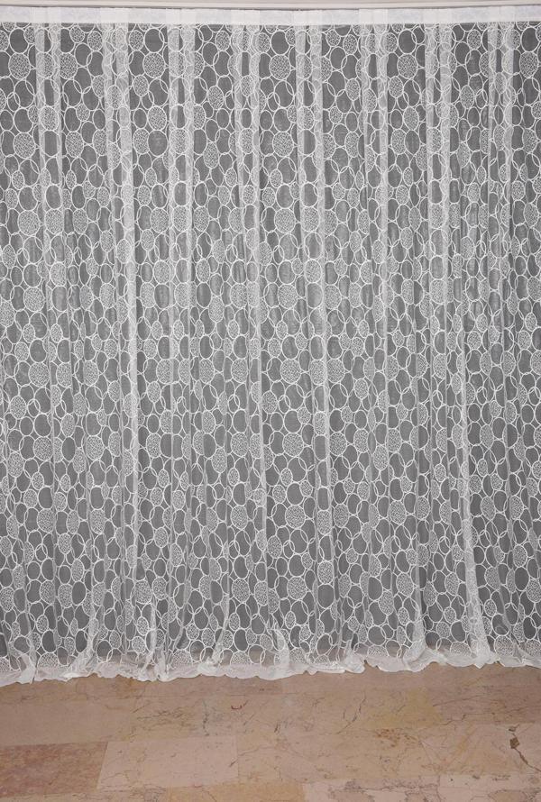 OLİMPİYAT KREM RENK TEK KANAT Dikilmiş Pileli Fon Perde 300*260 Cm - Image 1