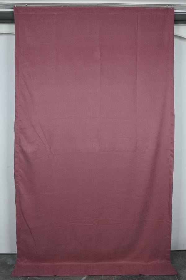 DOKUMA GÜL KURUSU RENK (EKSTRAFOR BÜZGÜLÜ) TEK KANAT FON PERDE 150x260 CM   - Image 1