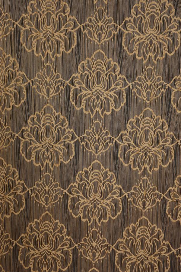 ÖRÜMCEK  MODEL GOLD RENK İP PERDE HAZIR DÜĞMELERİ DİKİLMİŞ İP PERDE 300*280 cm - Image 1
