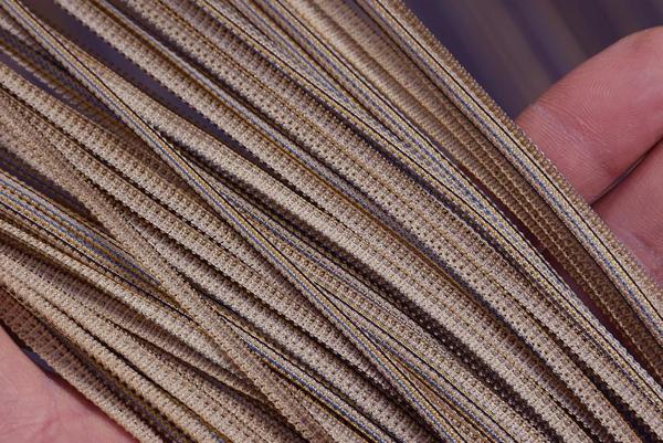 DÜZ İP PERDE 180 Cm En 280 Cm Boy VİZON ÇİFT RENK HAZIR İP PERDE - Image 1