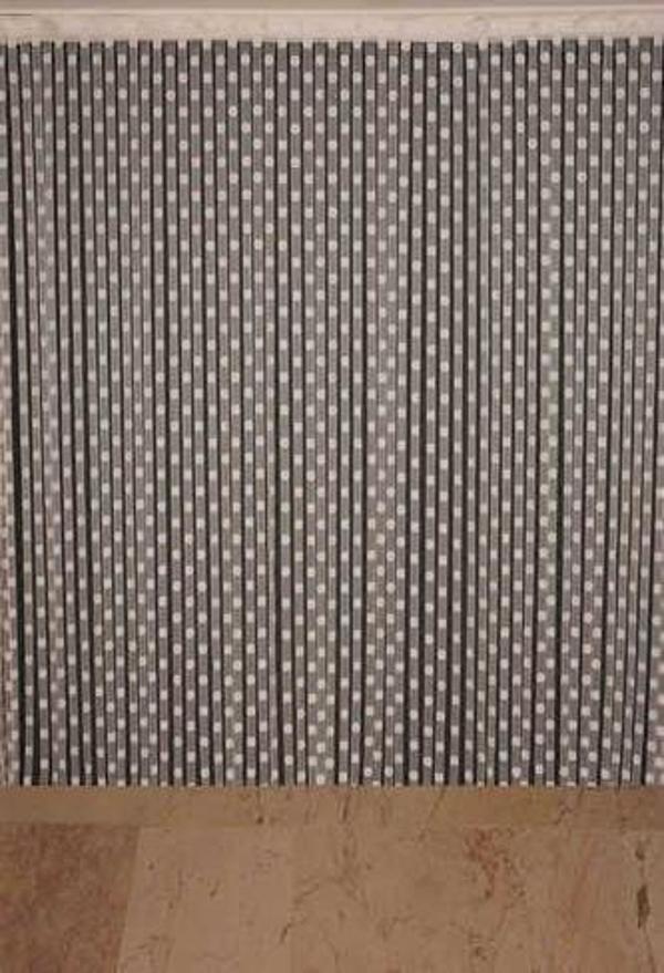 PUANLI MODEL KREM RENK HAZIR İP PERDE 300*280 cm - Image 1